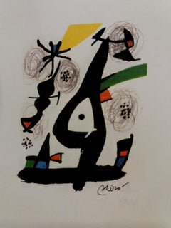 La mélodie acide. Peinture lithographique originale