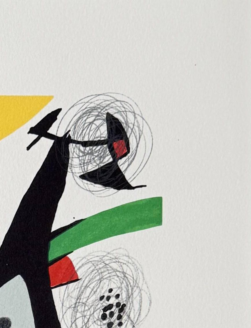 La Mélodie Acide, Planche I - Surrealist Print by Joan Miró