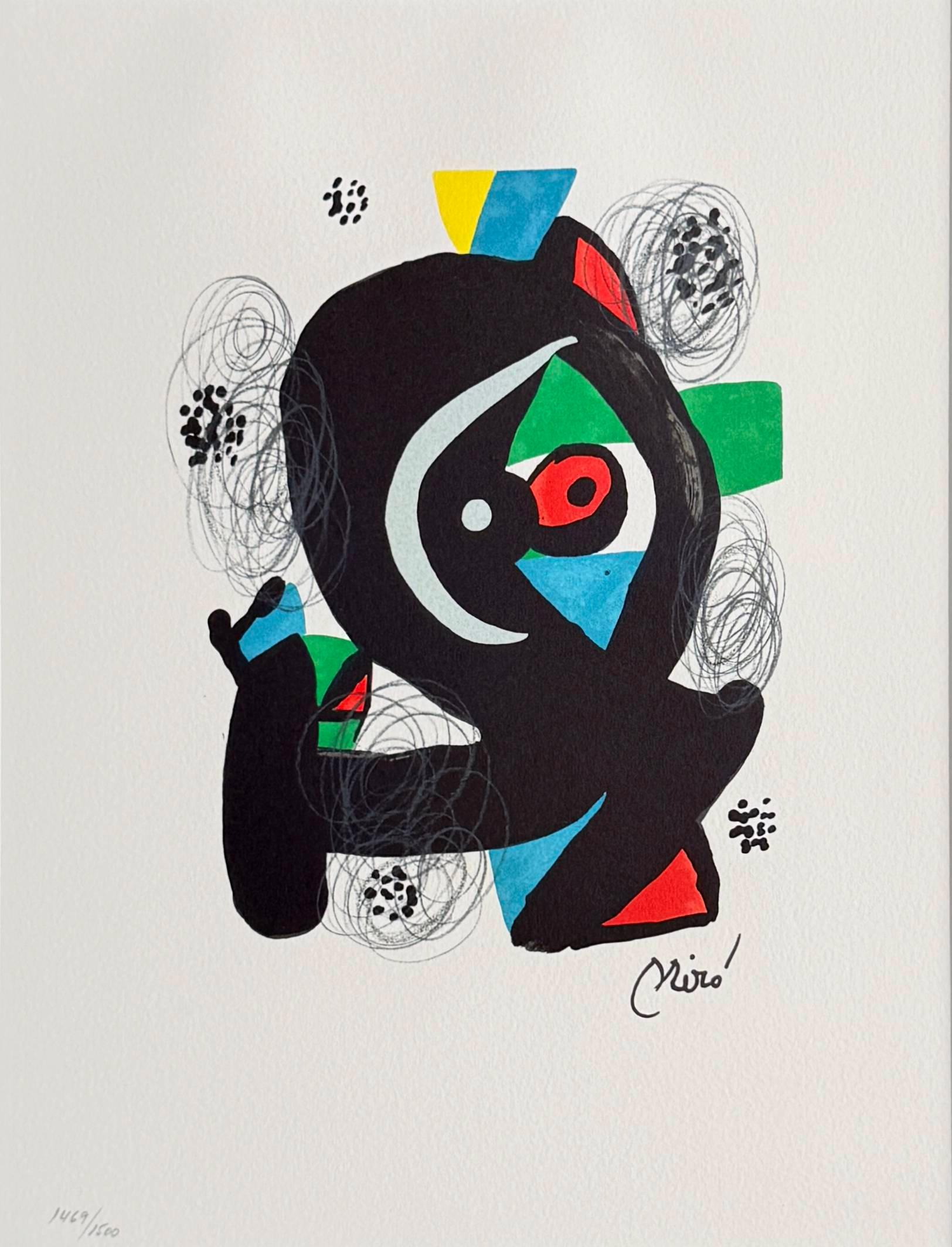 La Mélodie Acide, Planche II - Print by Joan Miró