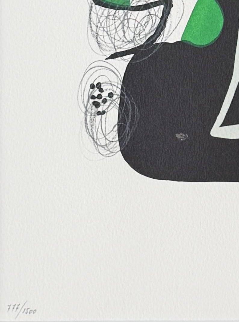 La Mélodie Acide, Planche III - Surrealist Print by Joan Miró