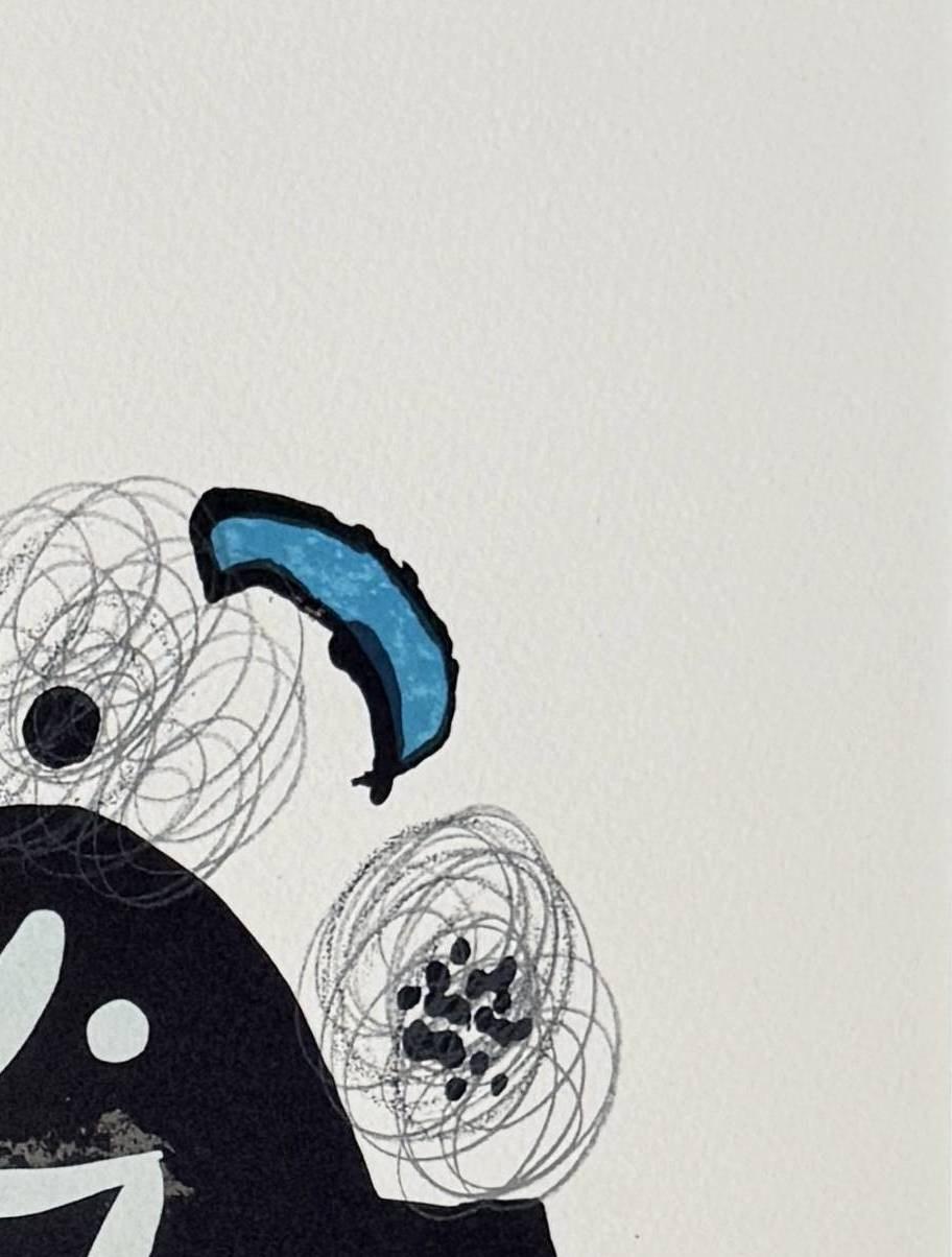 La Mélodie Acide, Planche IV - Surrealist Print by Joan Miró