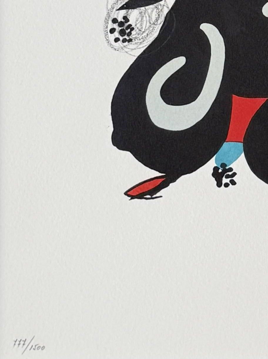 Joan Miro (1893-1983) - La Mélodie Acide, Planche IX

Lithograph from 1980.

The edition 777/1500.

Dimensions of work: 32 x 24 cm.

Plate signed.

Publisher: Au Pont des Arts and Galerie Lucie Weill, Paris.

Reference: Cramer 248.

The work is in