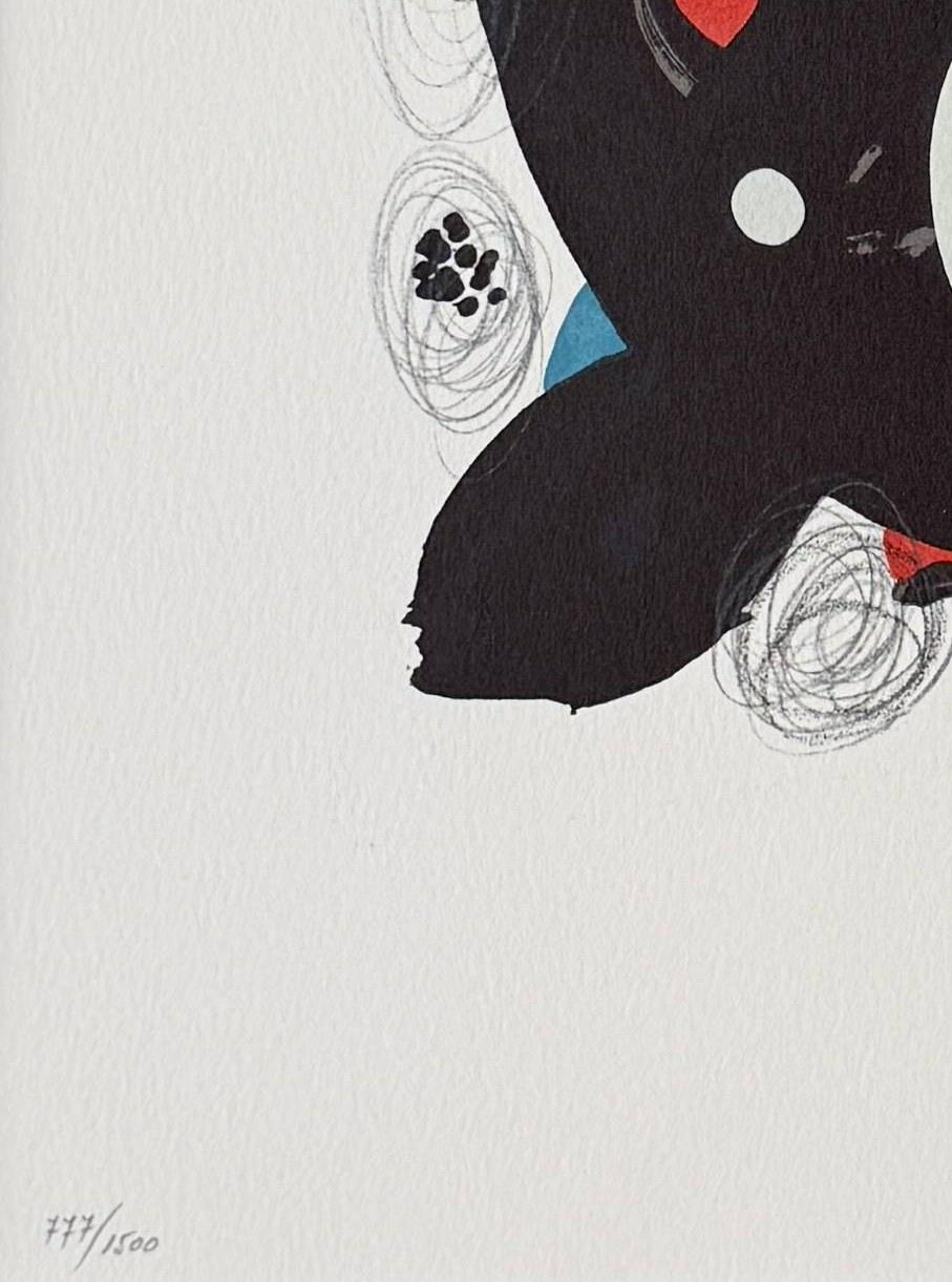 La Mélodie Acide, Planche VI - Surrealist Print by Joan Miró