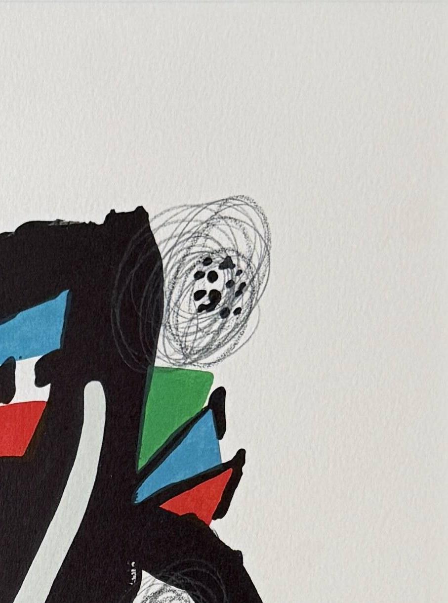 Joan Miro (1893-1983) - La Mélodie Acide, Planche VI

Lithograph from 1980.

The edition 777/1500.

Dimensions of work: 32 x 24 cm.

Plate signed.

Publisher: Au Pont des Arts and Galerie Lucie Weill, Paris.

Reference: Cramer 248.

The work is in