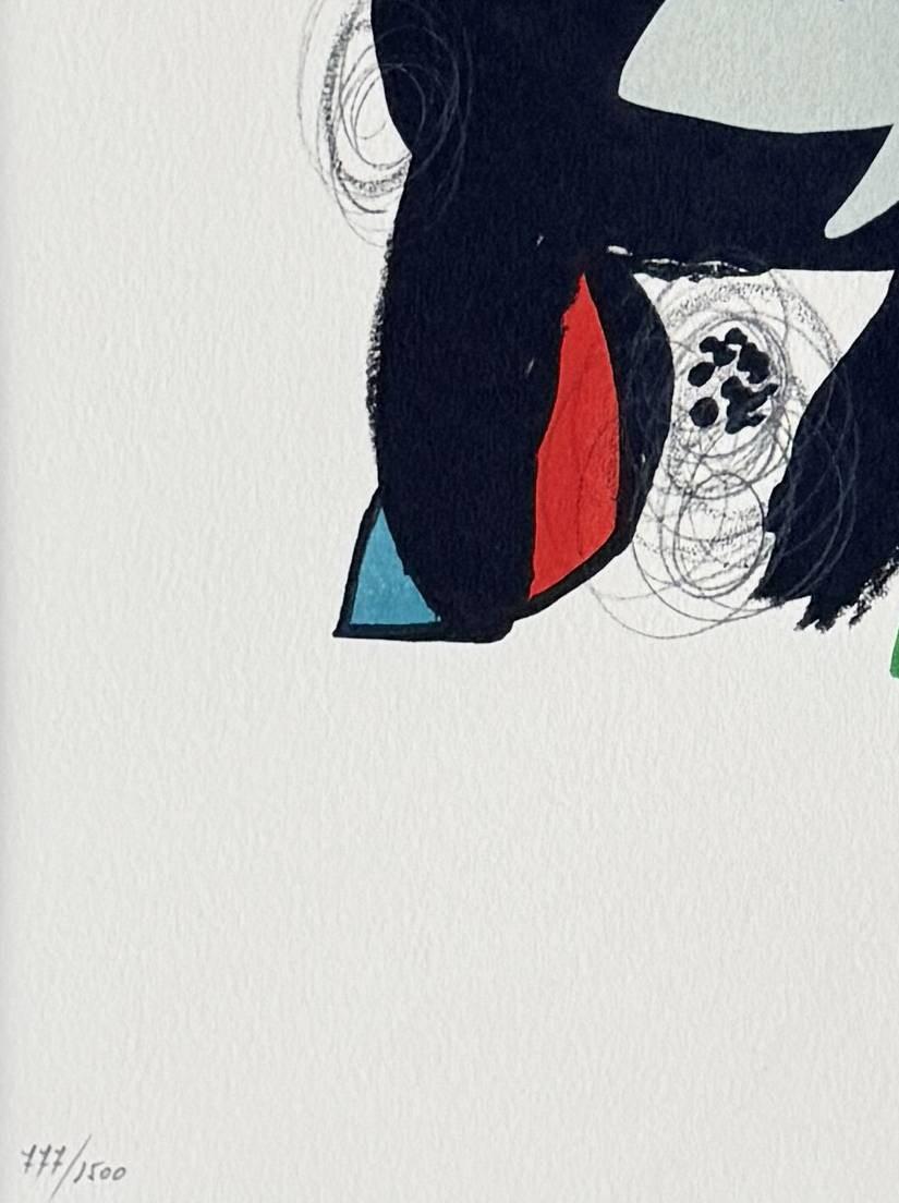 La Mélodie Acide, Planche VIII - Surrealist Print by Joan Miró