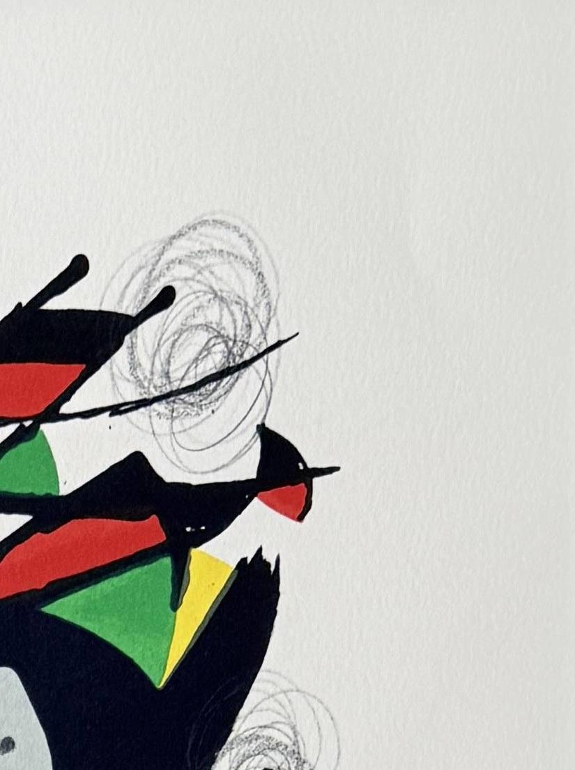 Joan Miro (1893-1983) - La Mélodie Acide, Planche VIII

Lithograph from 1980.

The edition 777/1500.

Dimensions of work: 32 x 24 cm.

Plate signed.

Publisher: Au Pont des Arts and Galerie Lucie Weill, Paris.

Reference: Cramer 248.

The work is in