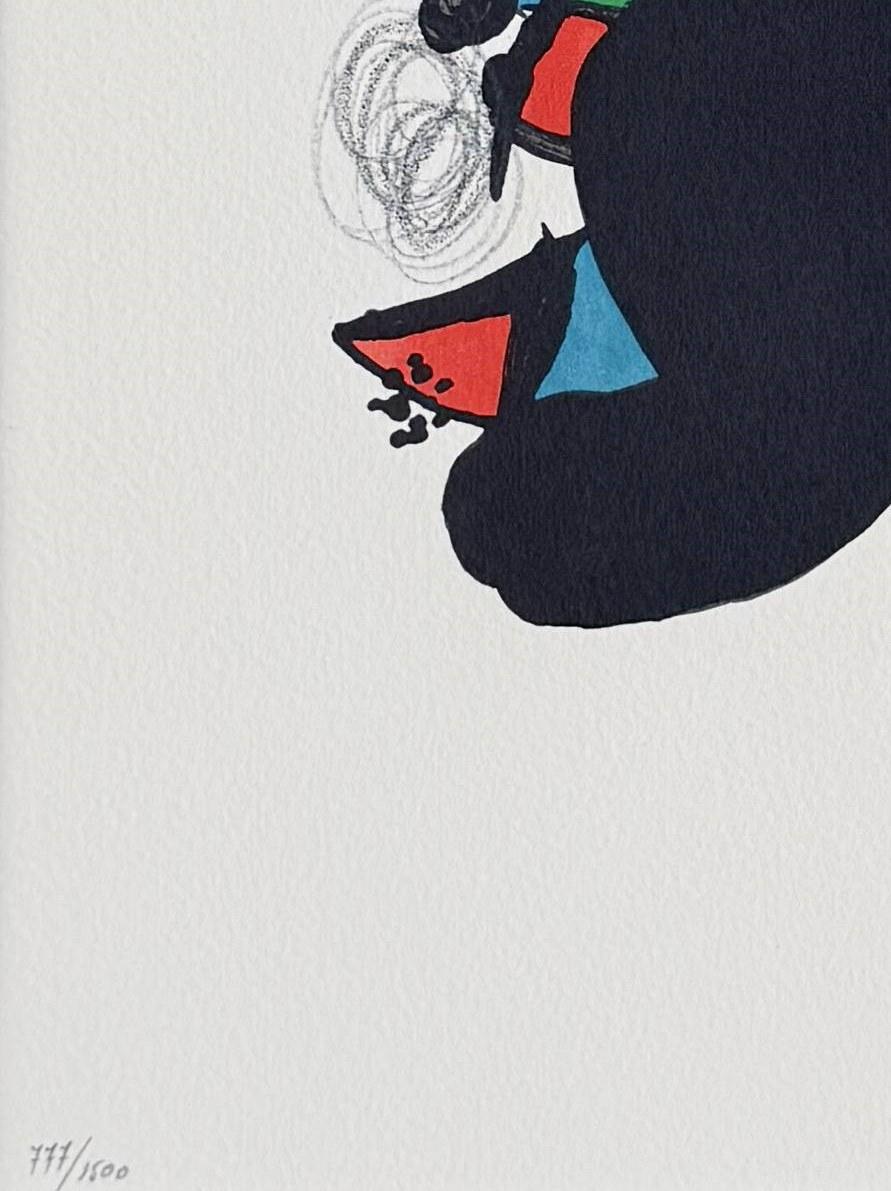 La Mélodie Acide, Planche XI - Surrealist Print by Joan Miró