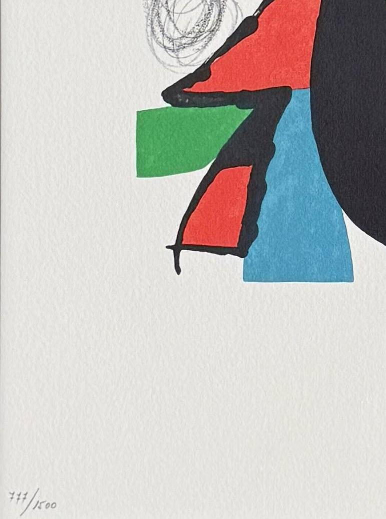 La Mélodie Acide, Planche XII - Surrealist Print by Joan Miró