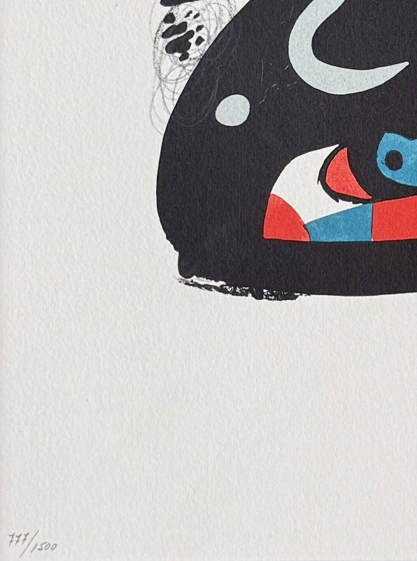 La Mélodie Acide, Planche XIII - Surrealist Print by Joan Miró