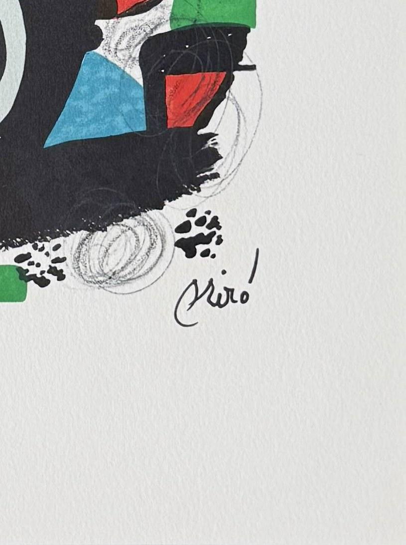 La Mélodie Acide, Planche XIV - Print de Joan Miró