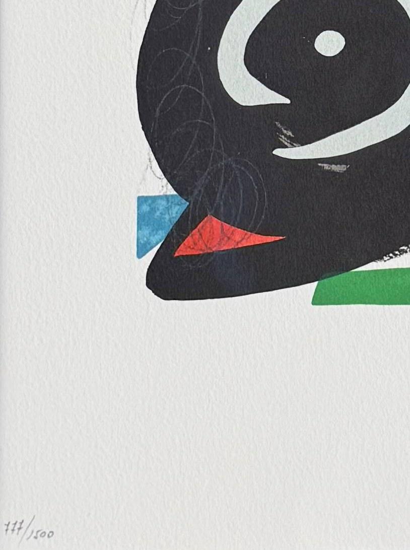 La Mélodie Acide, Planche XIV - Print Surrealista de Joan Miró