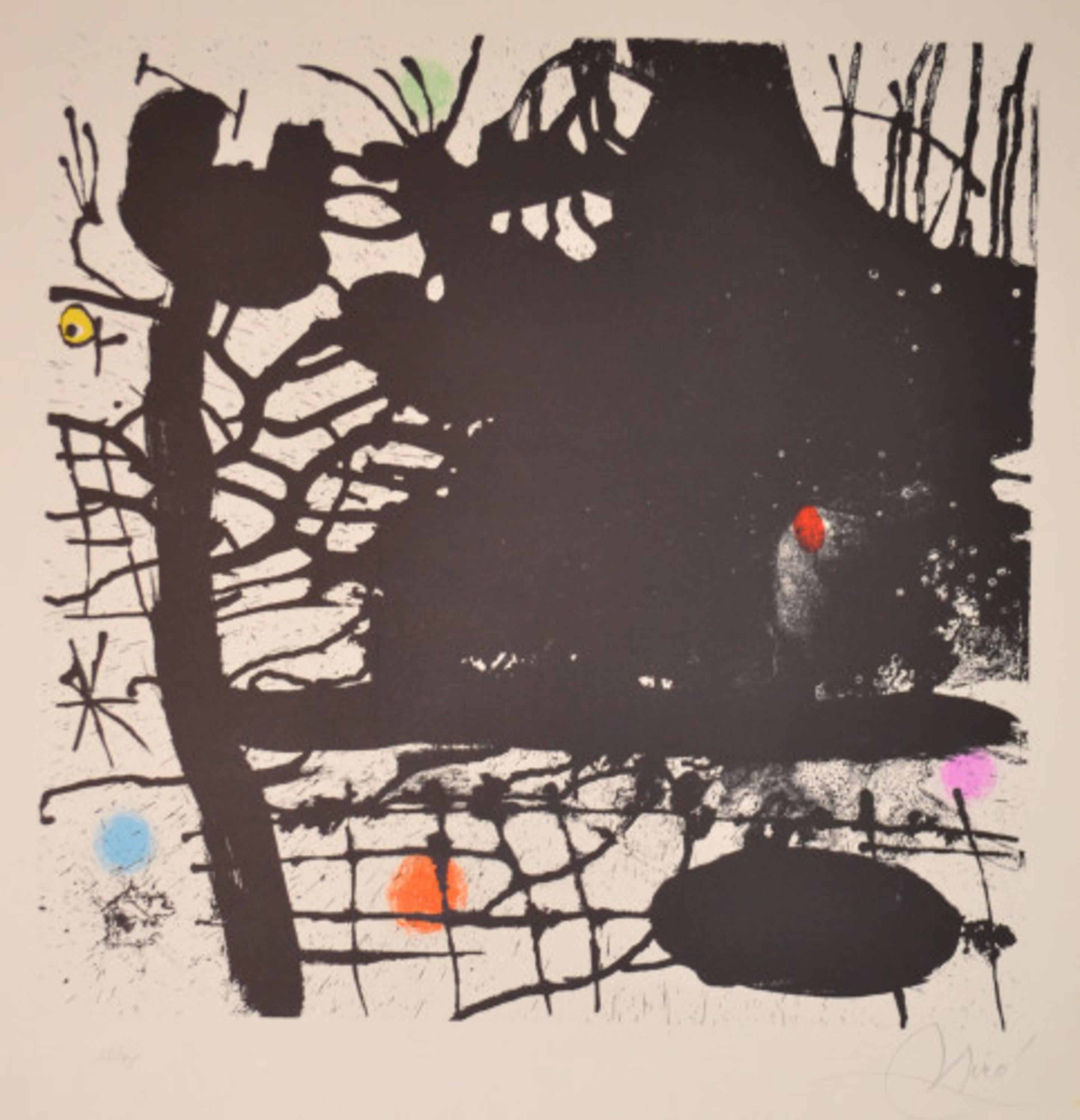 La Nuit Tentaculaire - M639 - Print by Joan Miró