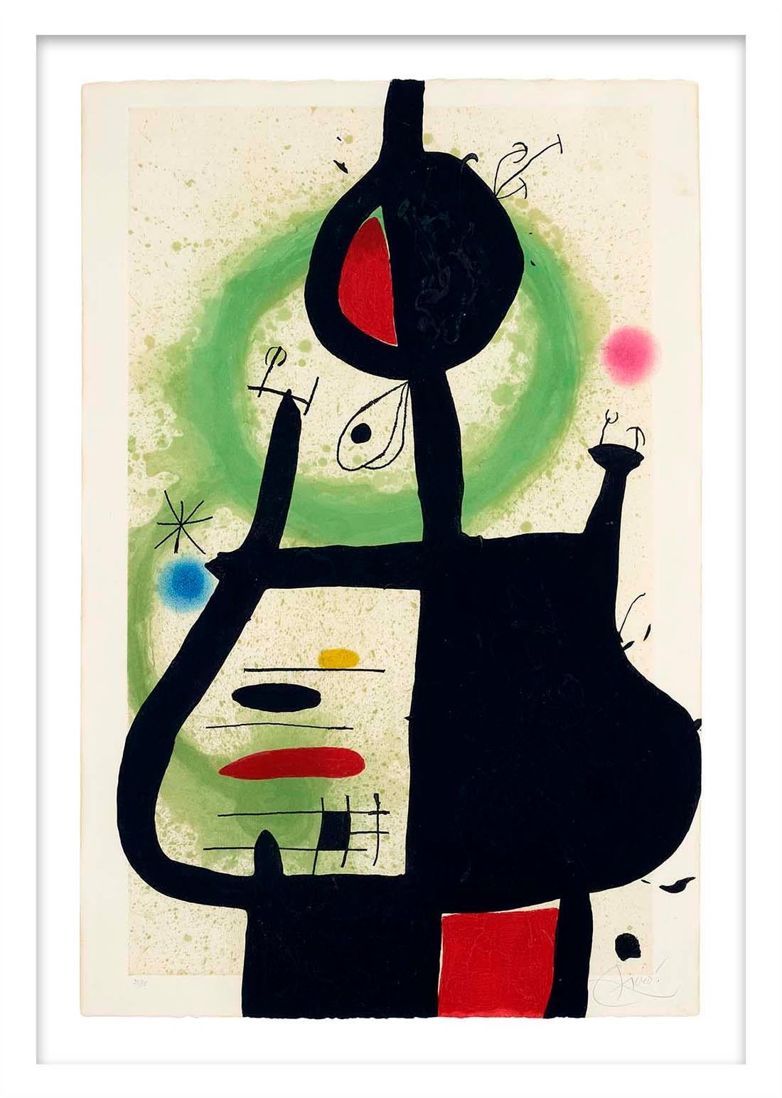 La Sorcière (The Sorcerer) - Print by Joan Miró