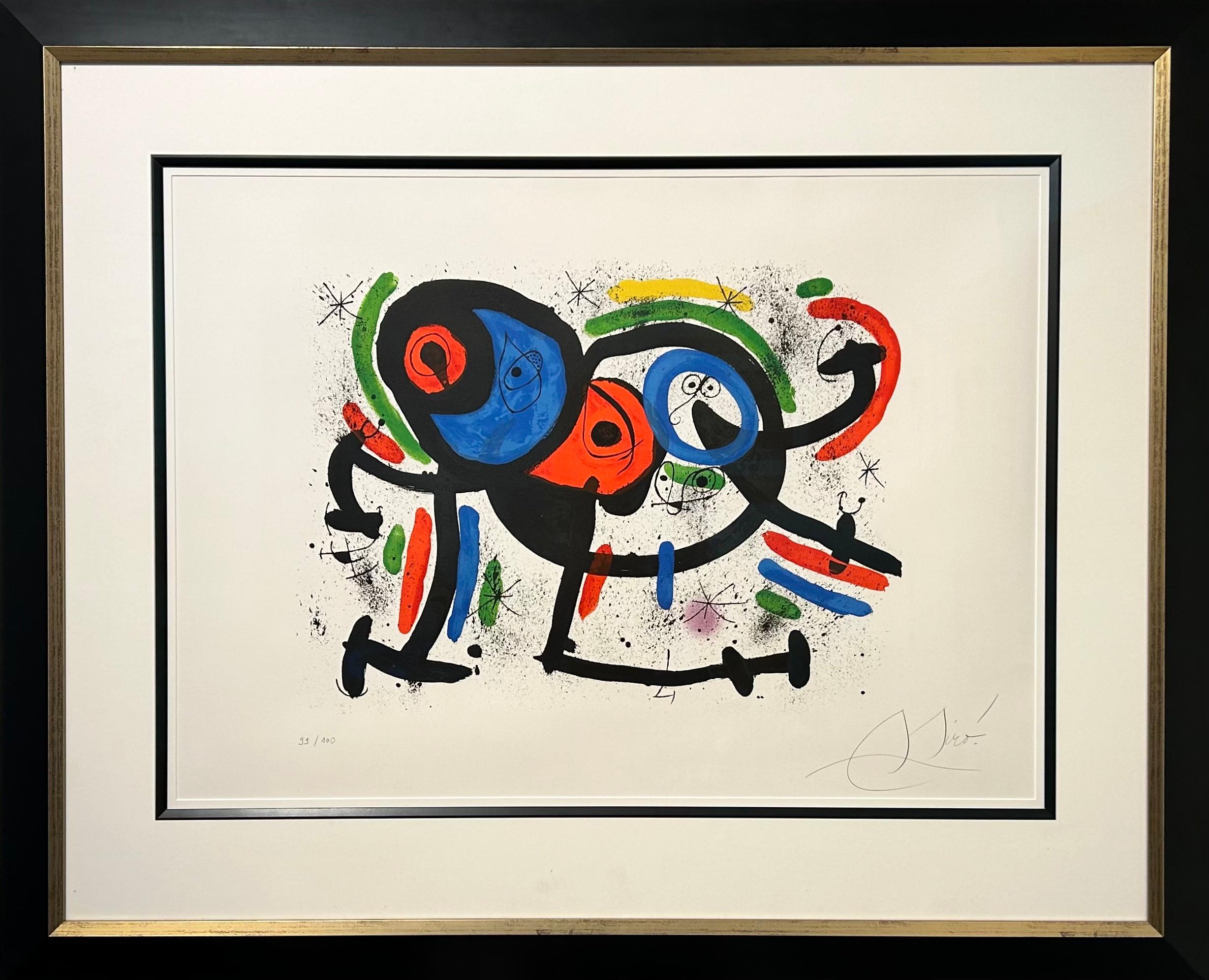 Colour Lithograph 'La Triple Roue ll' 1981