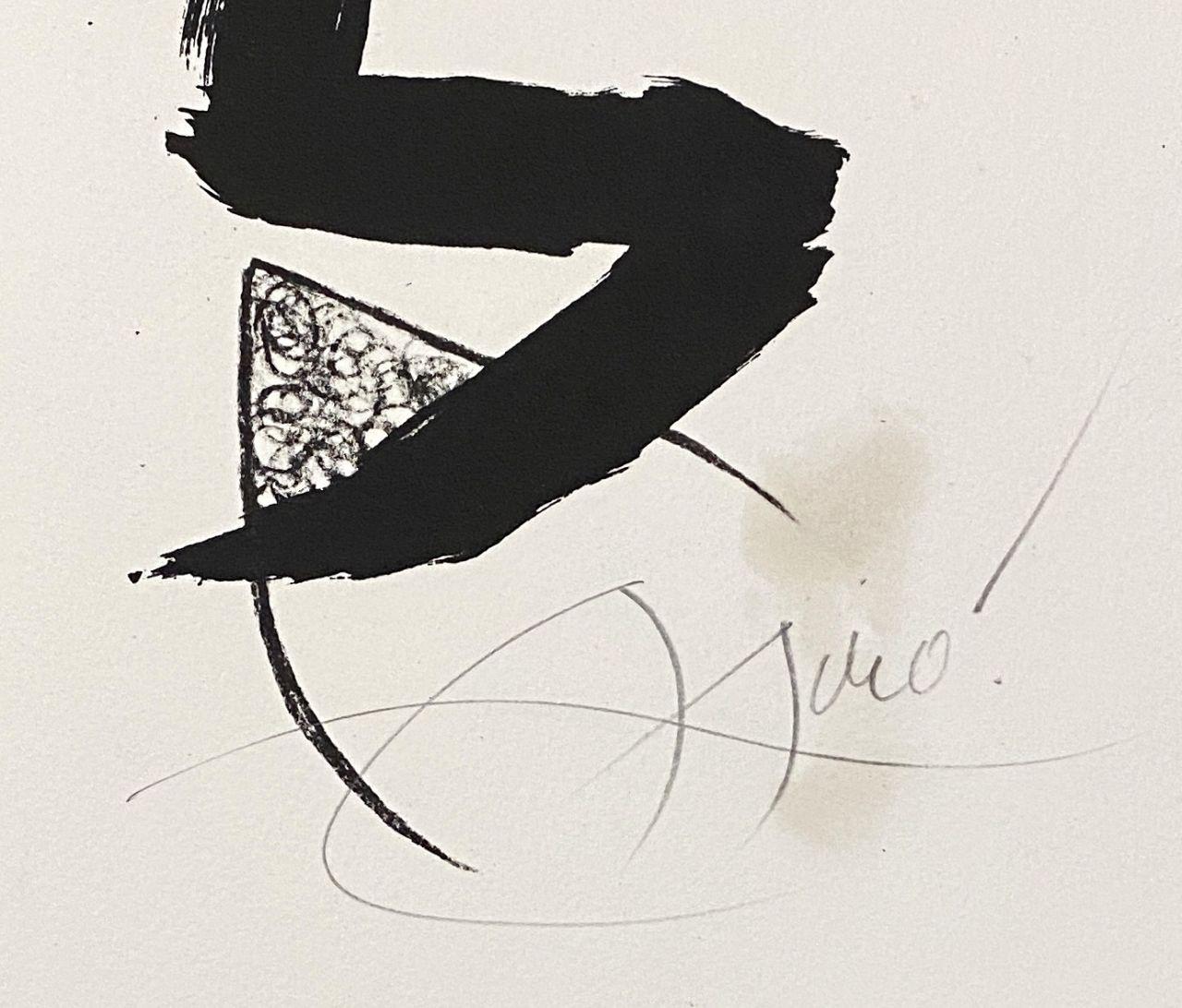 L’aïeule des 10 000 âges - Original Lithograph Hand Signed - #M1084 - Abstract Print by Joan Miró