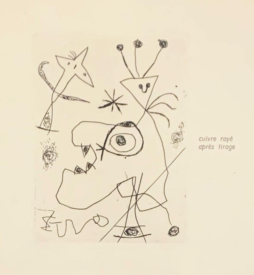Joan Miró Figurative Print - L'Aigrette