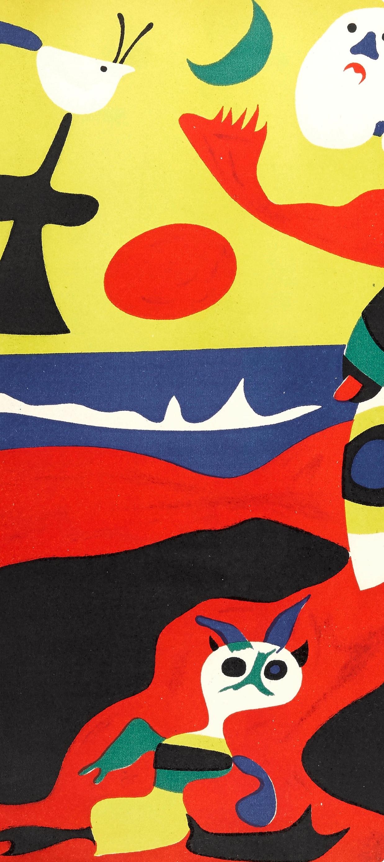 L’air (Dupin 1310; Mourlot 6), Verve: Revue Artistique et Littéraire - Surrealist Print by Joan Miró