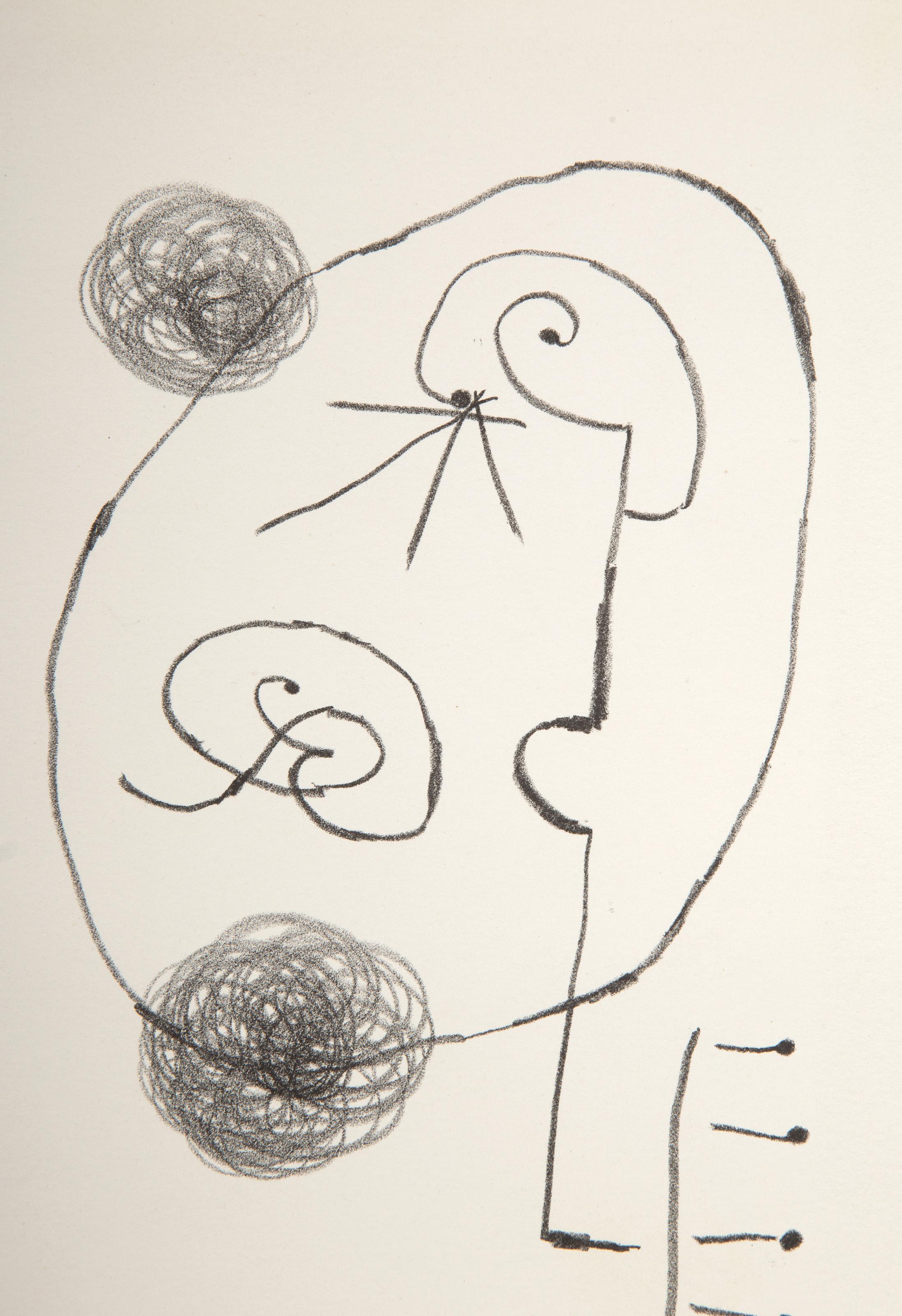L'Arbre Des Voyageurs (The Travelers' Tree), Stone Lithograph by Joan Miro - Modern Print by Joan Miró