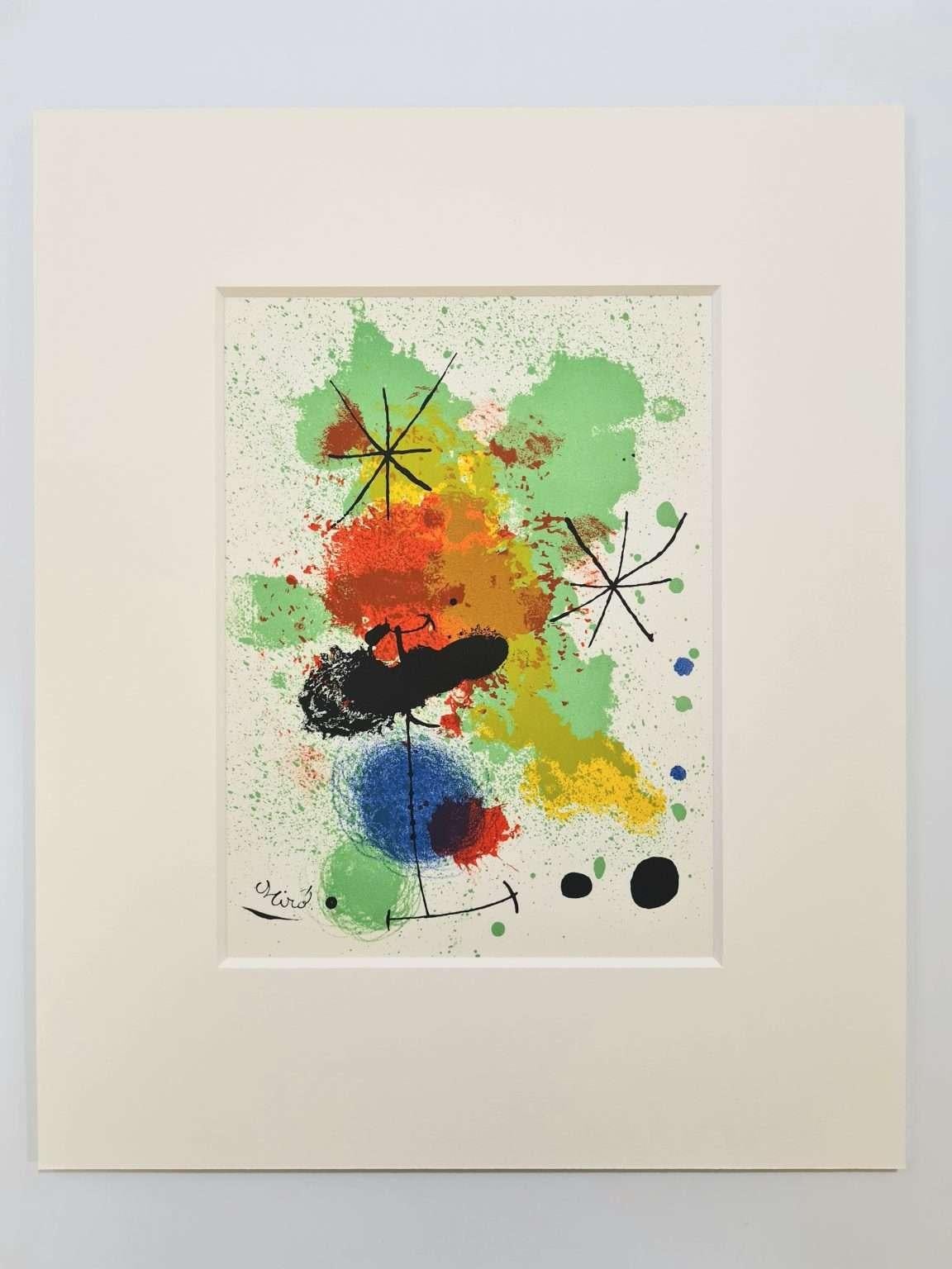 L'atelier Mourlot Lithographie de Joan Miró en vente 1