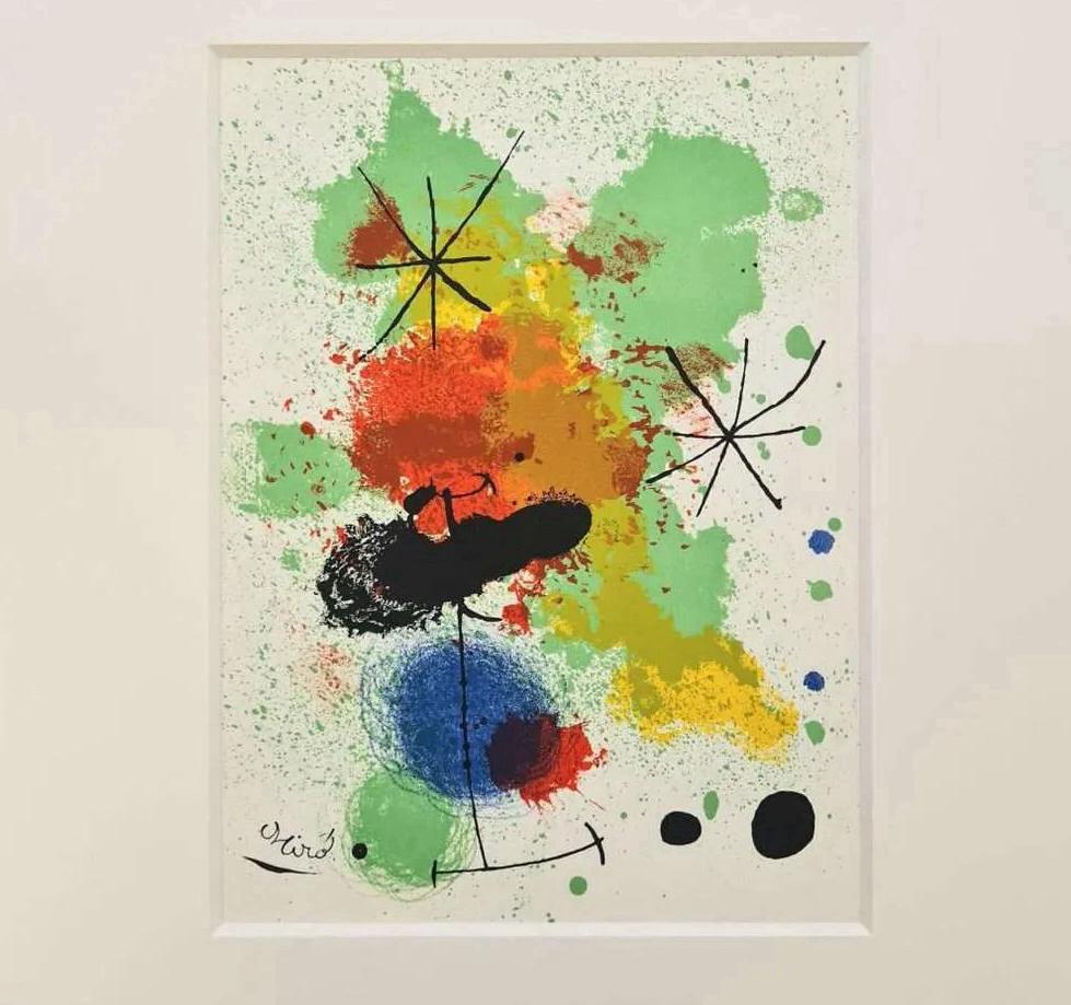 L’atelier Mourlot Lithograph By Joan Miró For Sale 3