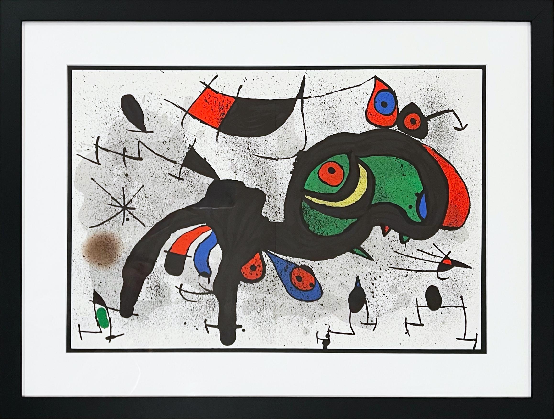 Joan Miró Abstract Print - Le Bélier Fleuri