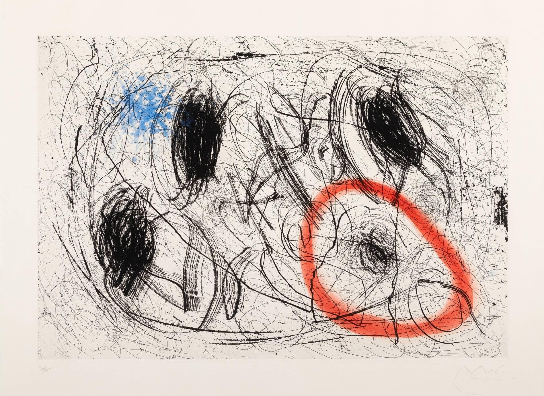 Le chevelure de Bérénice I (I capelli di Berenice I) - Print di Joan Miró