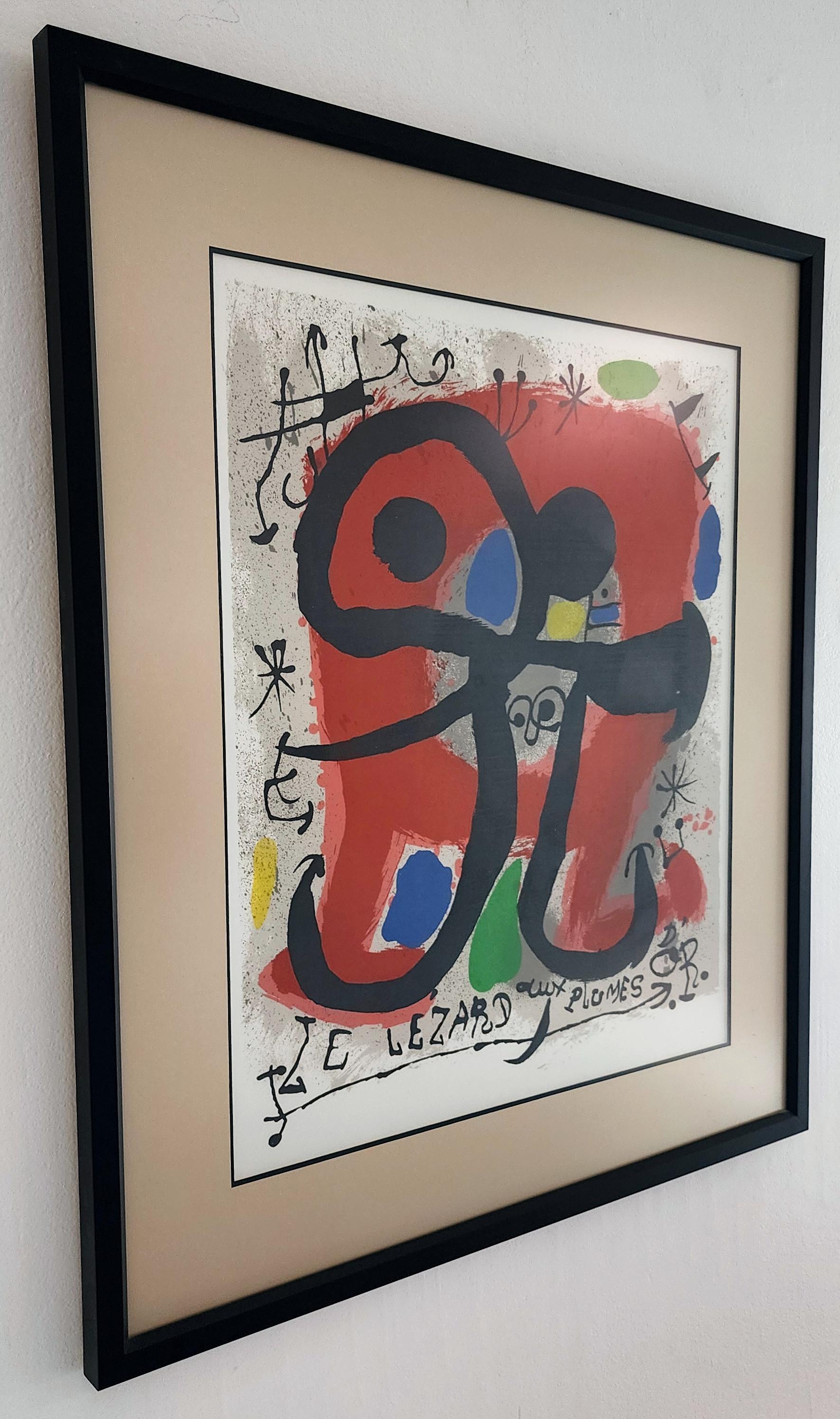 Le Lezard Aux Plumes d'Or (Abstract, Modern, Surrealism, FRAMED, ~21% OFF) 1