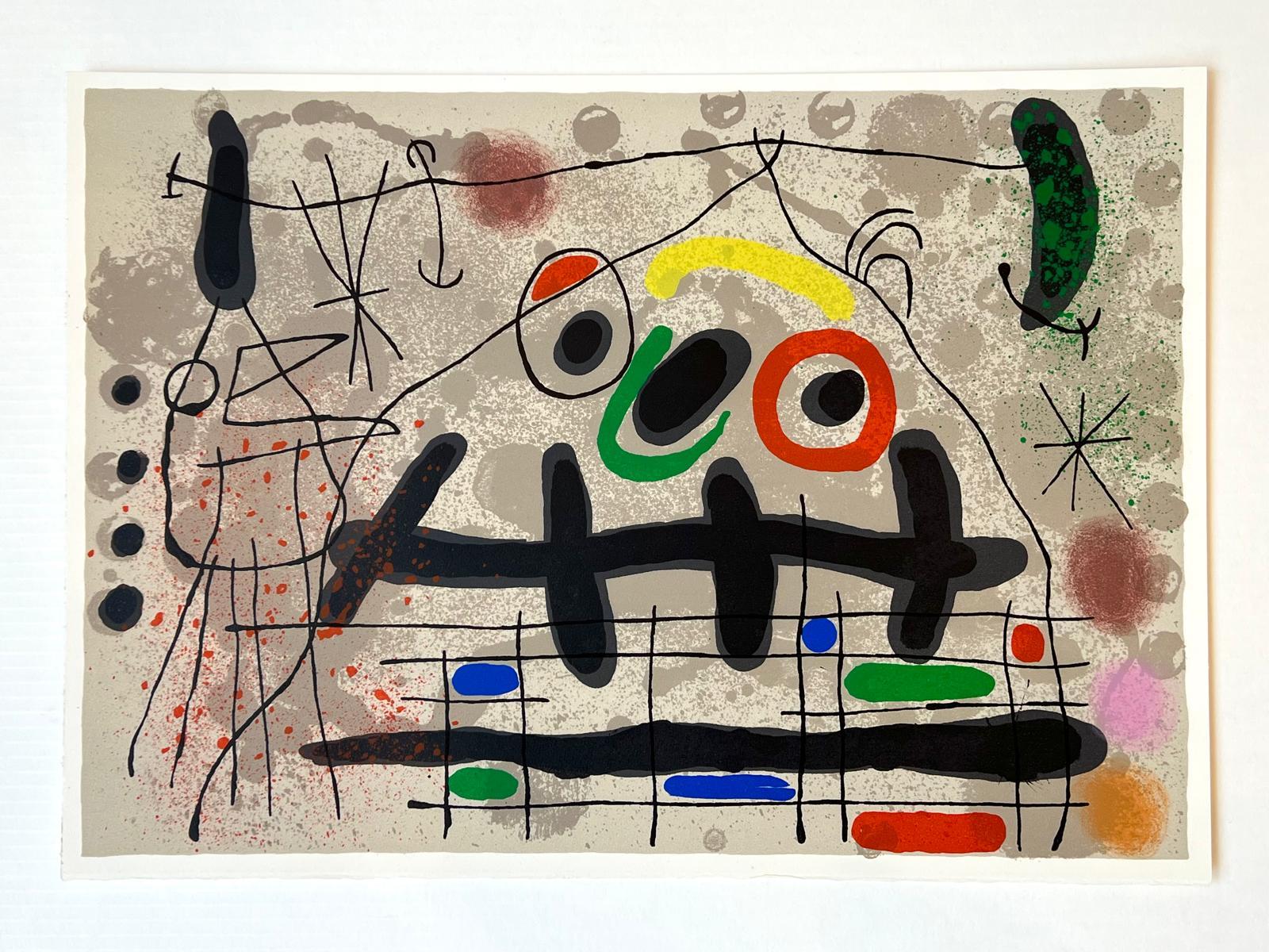 Le lézard aux plumes d'or - Print by Joan Miró