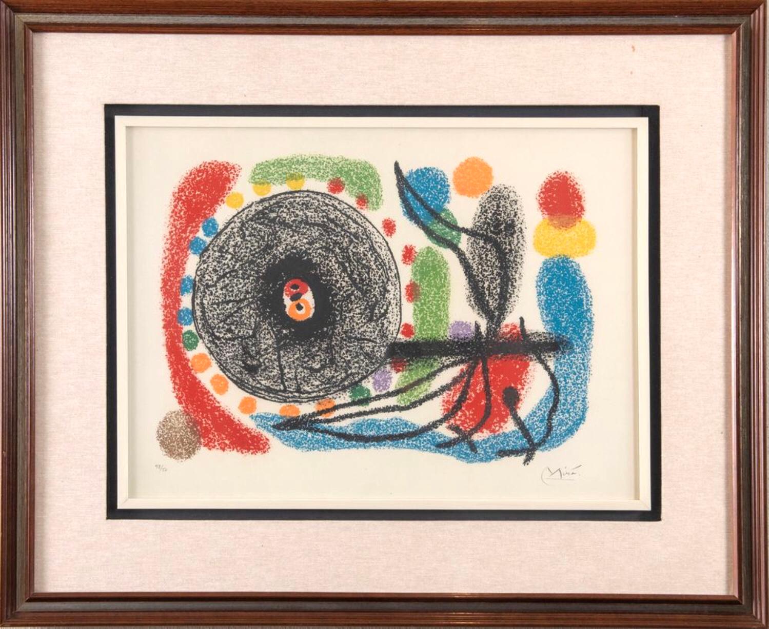 Joan Miró - Le Lezard aux plumes d’or - hand-signed lithograph on Rives - 42/50 1