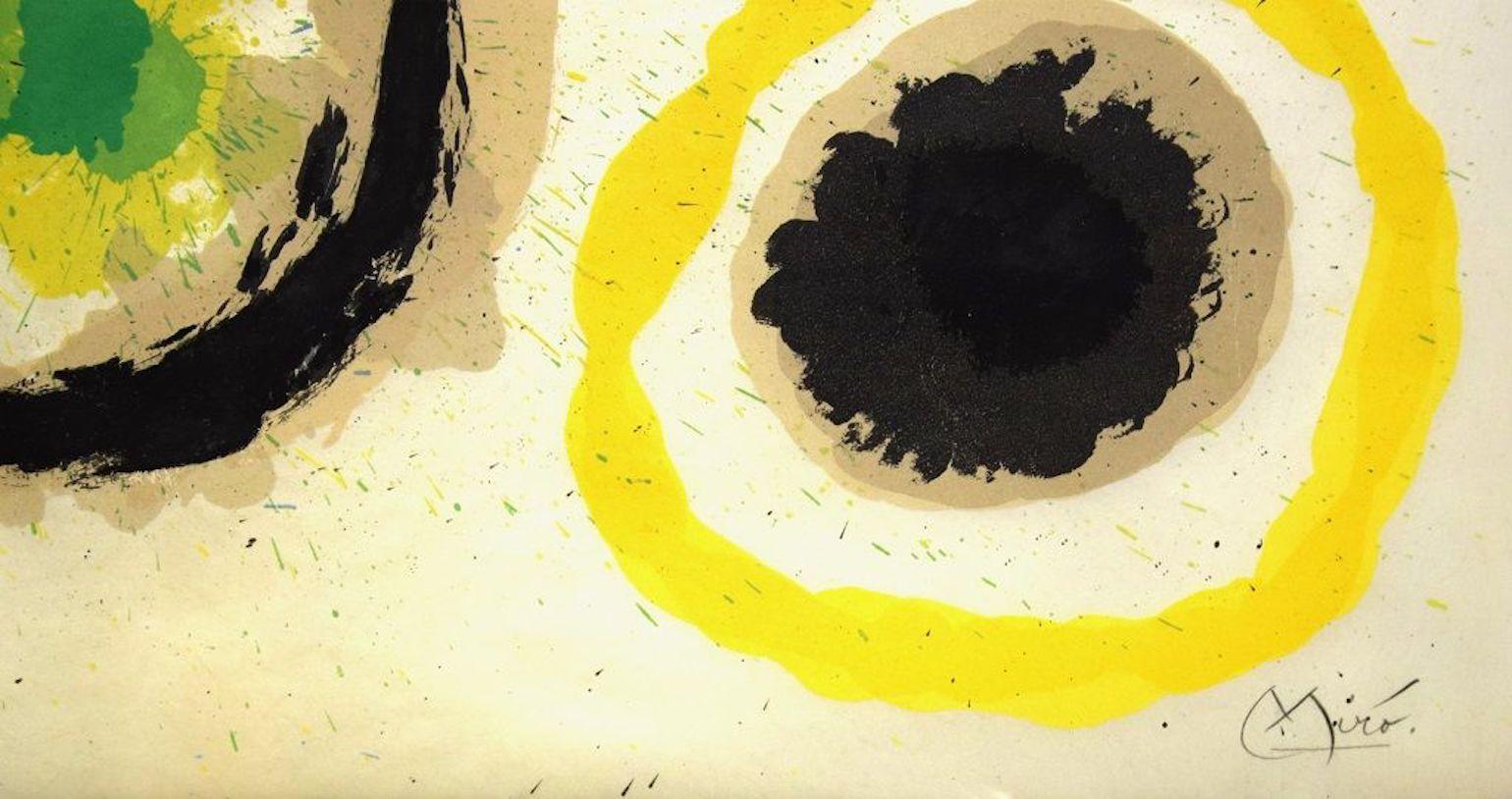 Le Lézard aux Plumes d'Or - Surrealist Print by Joan Miró