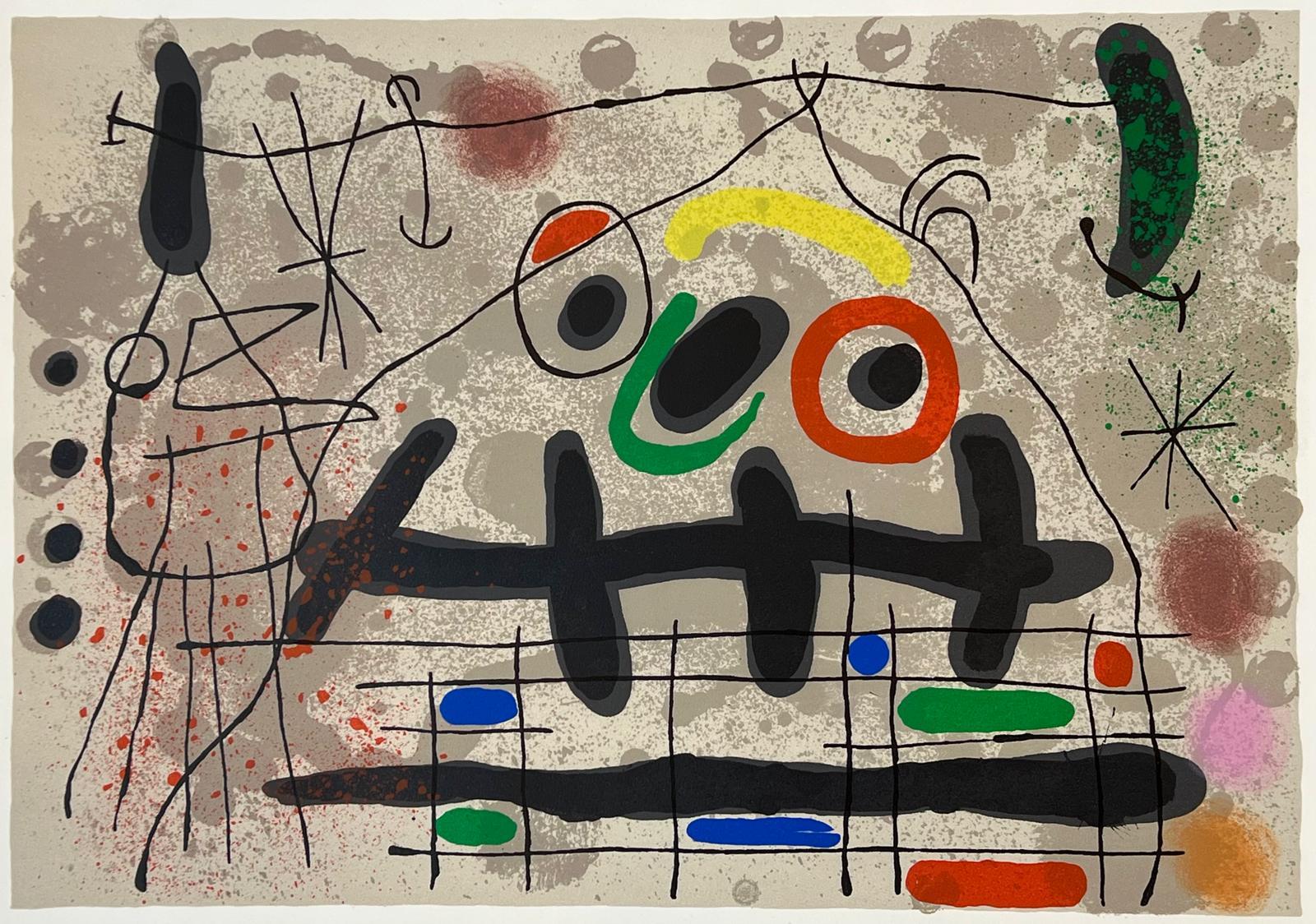 Joan Miró Abstract Print - Le lézard aux plumes d'or