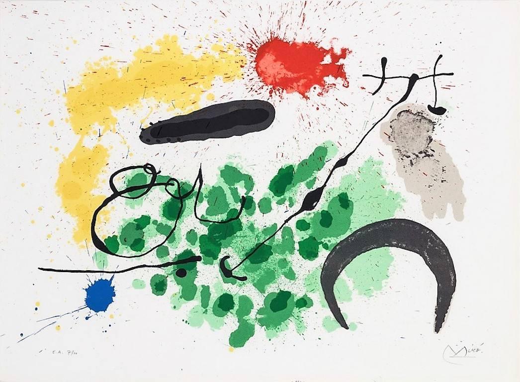 Le Lezard aux Plumes d
Or - Print by Joan Miró