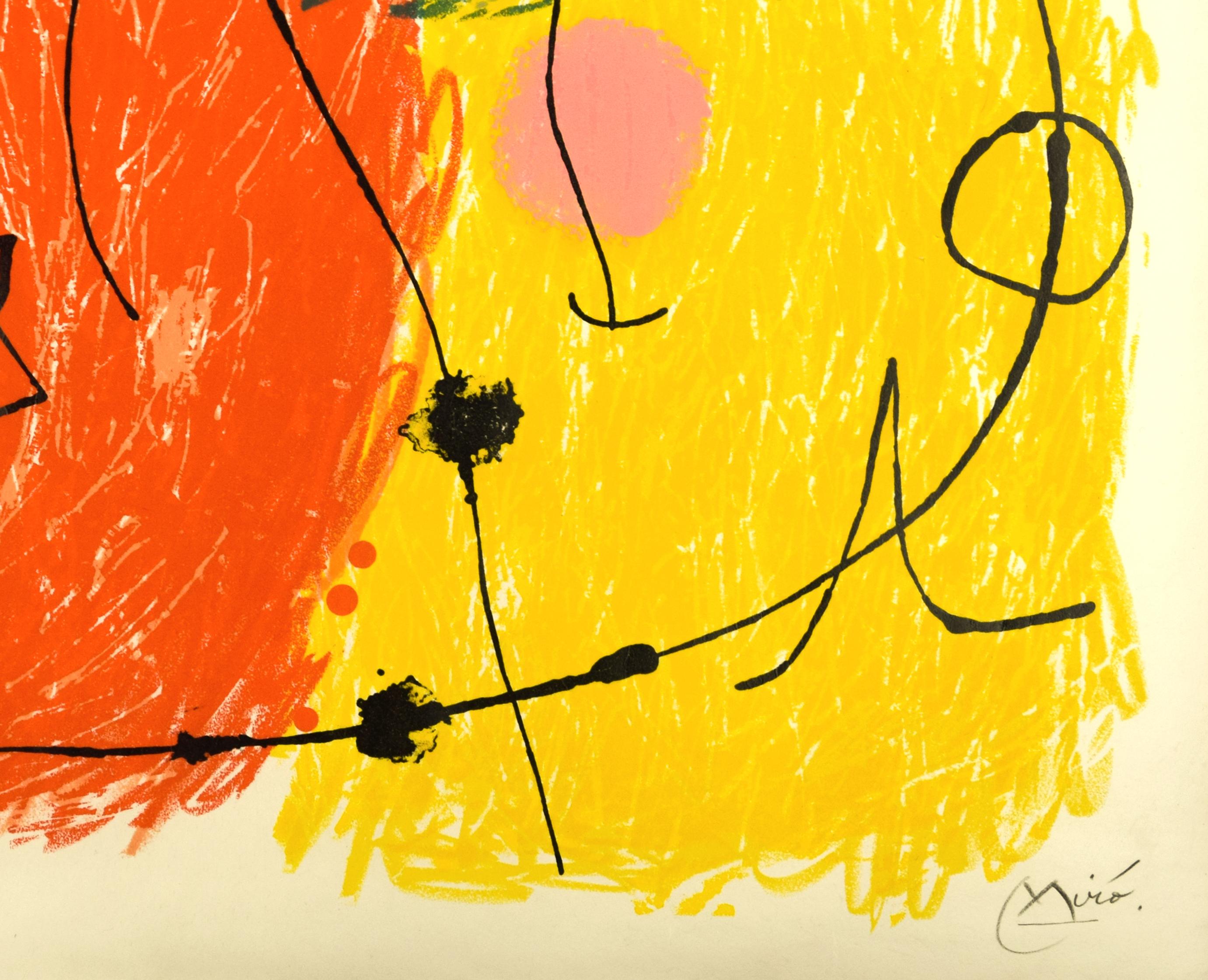 Le Lézard aux Plumes d'Or - Lithograph by Joan Miró - 1971 For Sale 1