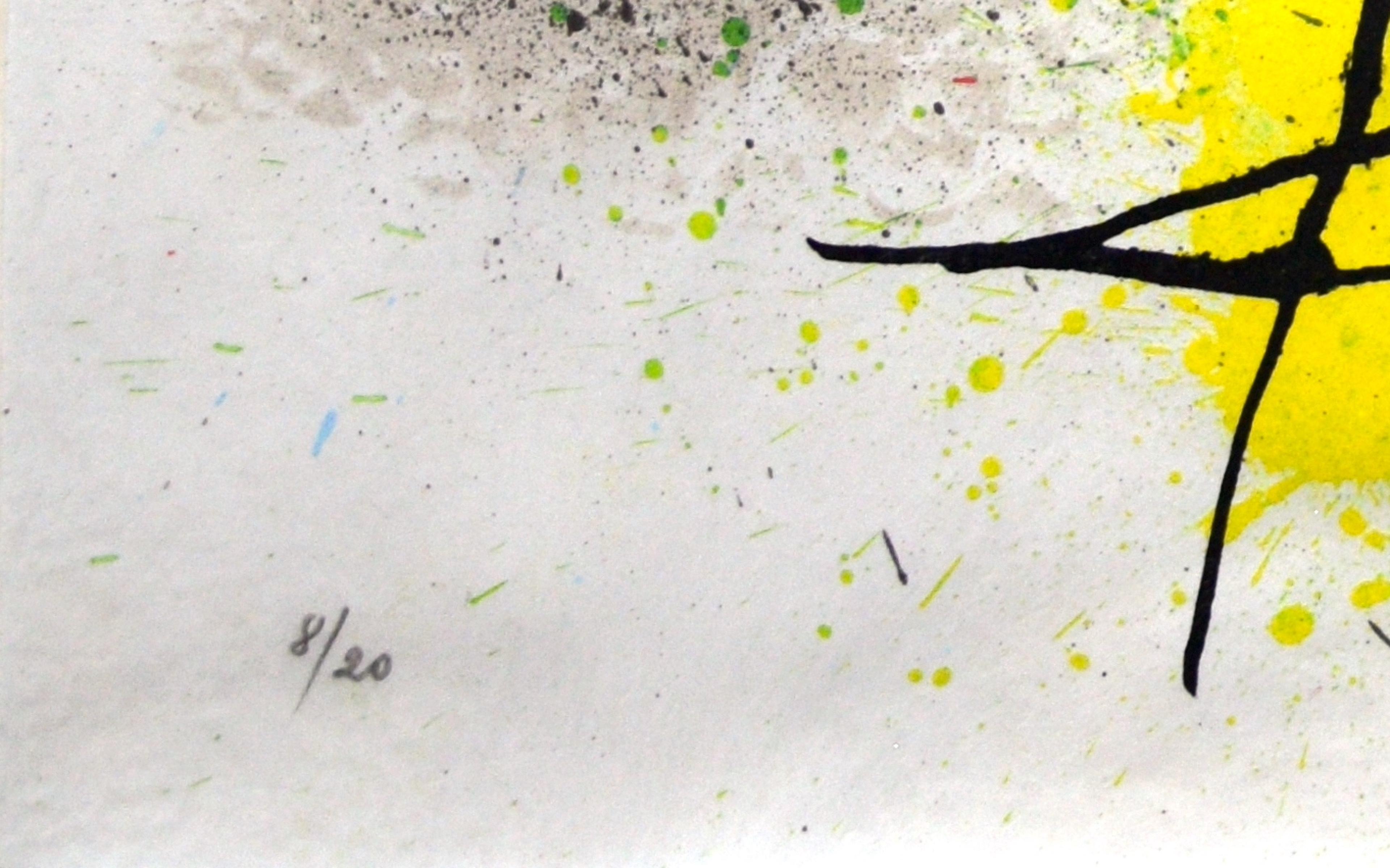 Le Lézard aux Plumes d''Or - Lithographie von Joan Miró - 1967 im Angebot 3
