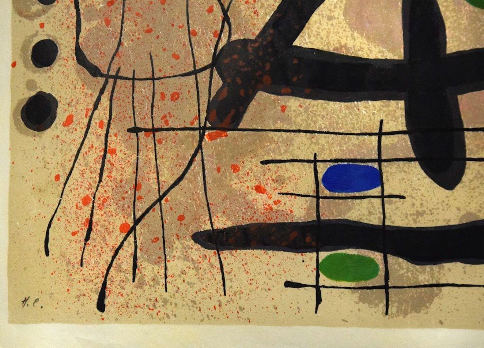 Le Lézard aux Plumes d’Or - LIthograph by Joan Mirò - 1971 - Print by Joan Miró