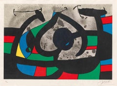 Le Lézard aux Plumes d'Or - Lithograph by Joan Mirò - 1971