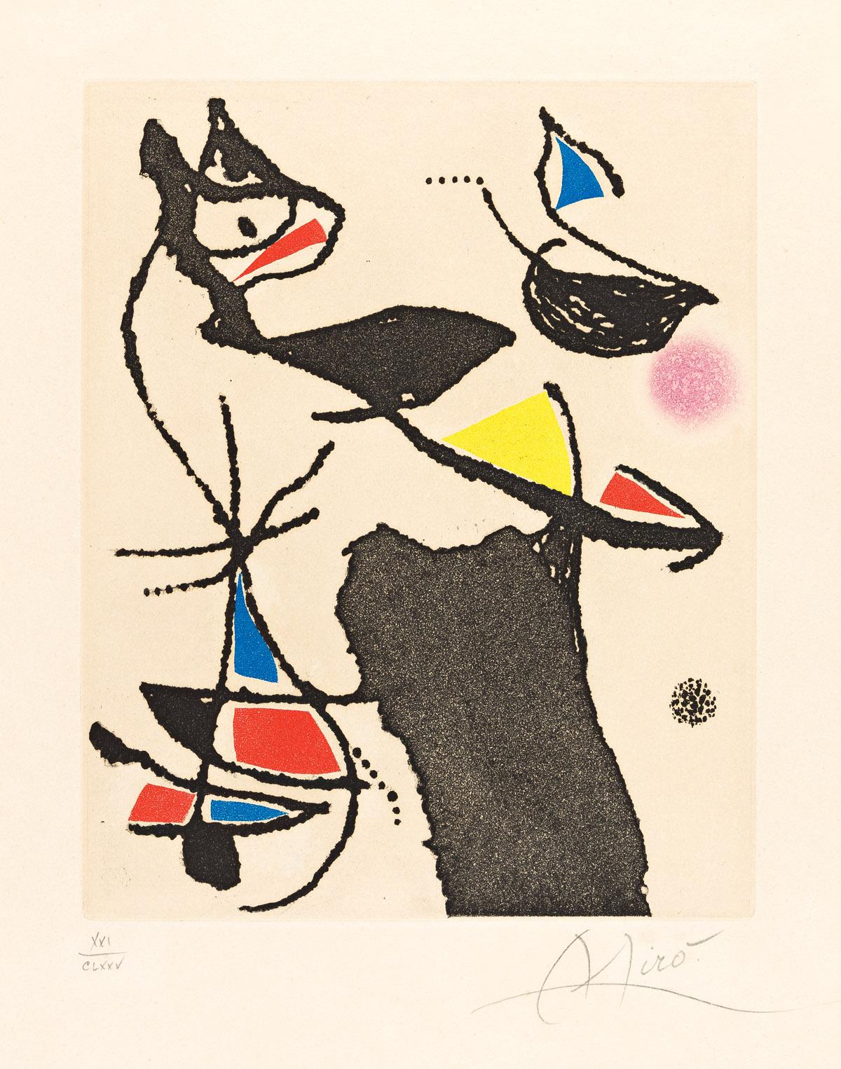 Joan Miró Abstract Print - Le Marteau sans Maître