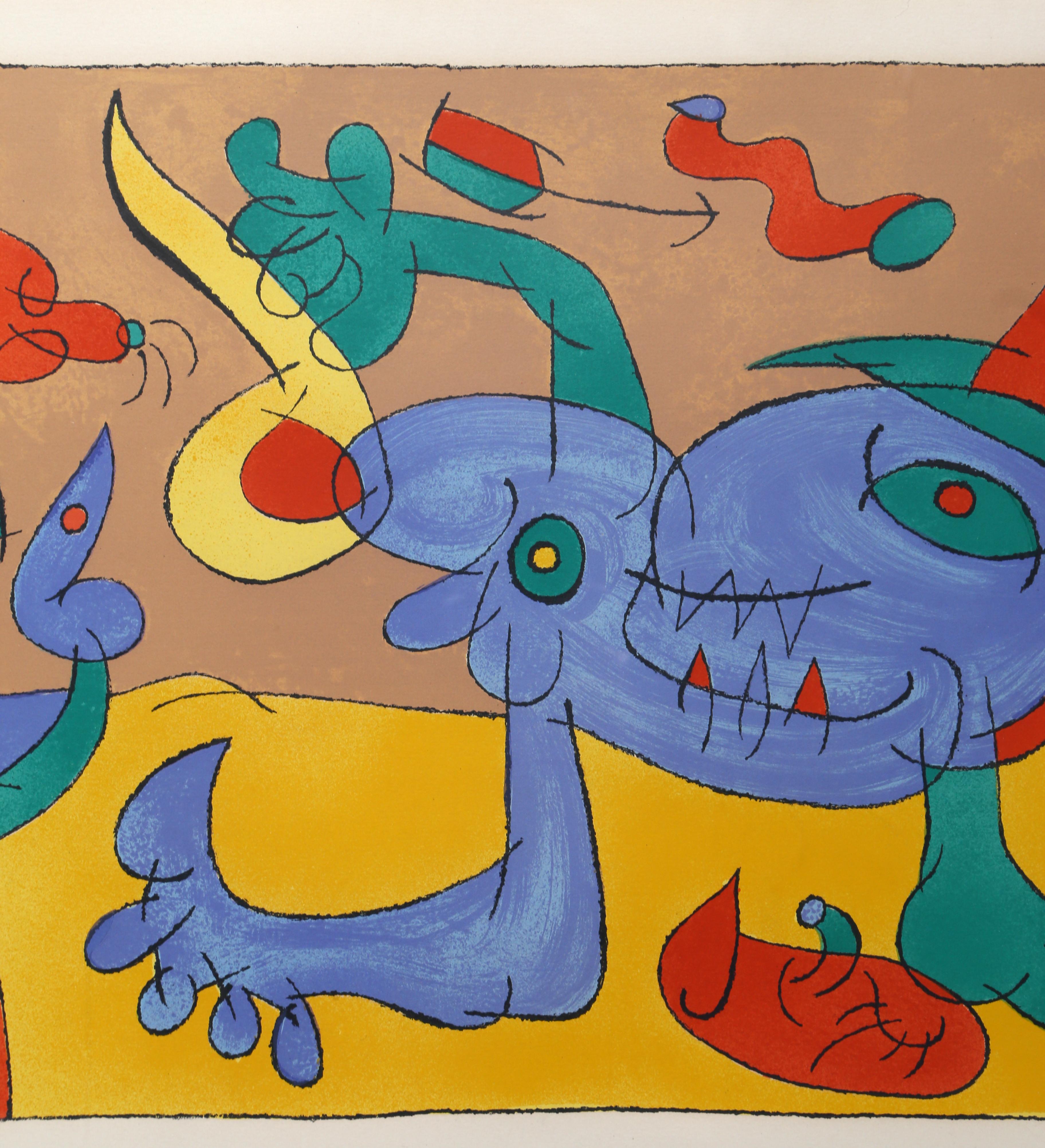 Le Massacre du Roi de Pologne, Lithograph by Joan Miro - Print by Joan Miró
