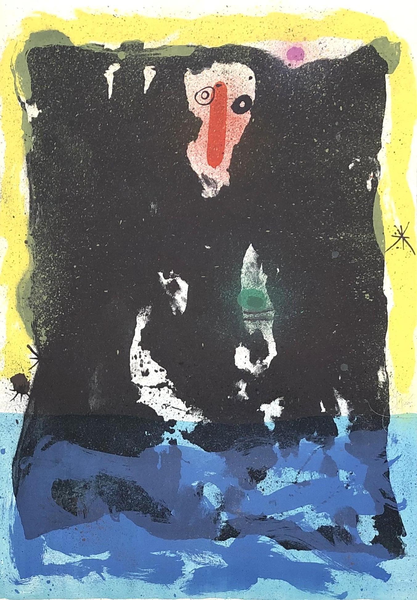 Joan Miró Abstract Print - Le Revenant - Original Lithograph Handsigned and Numbered 