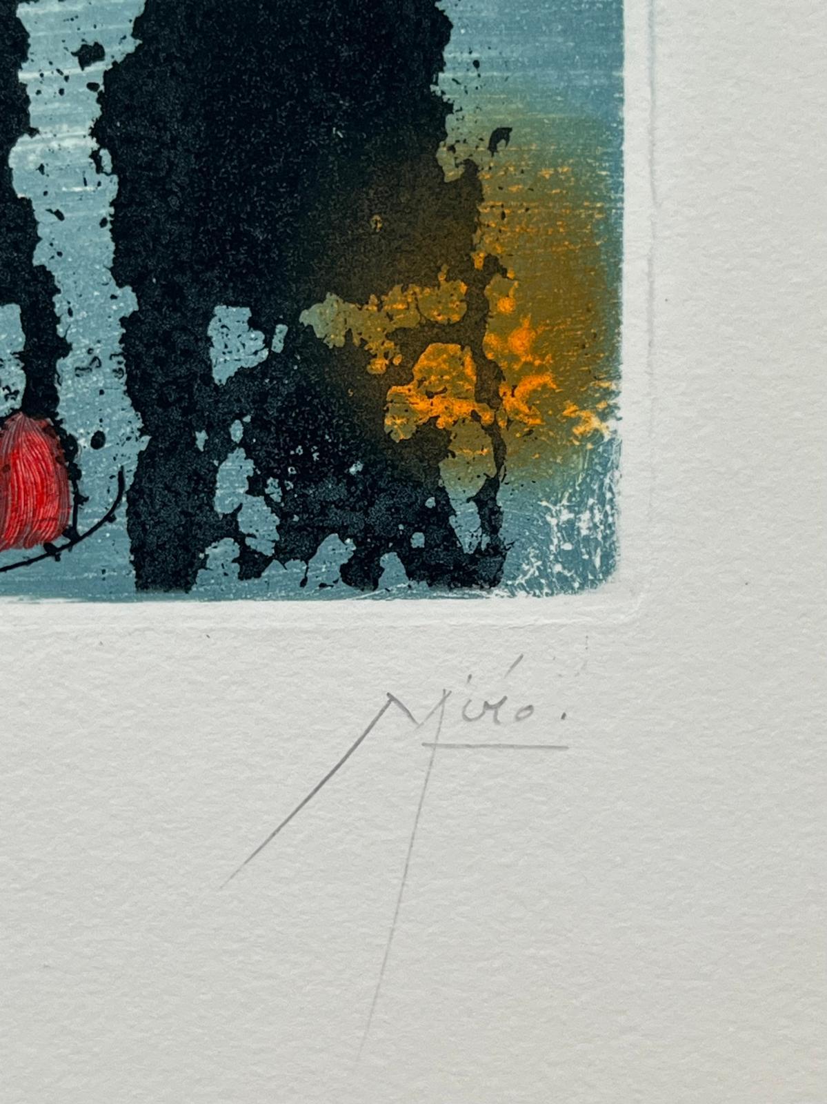Etching and aquatint, 1958
Handsigned by the artist in pencil and numbered 27/75
Publisher : Maeght Editeur, Paris
Printer : Crommelynck et Dutrou, Paris
Catalog : [Dupin 159, p. 130]
32.50 cm. x 50.00 cm.  12.8 in. x 19.69 in. (paper)
17.50 cm. x