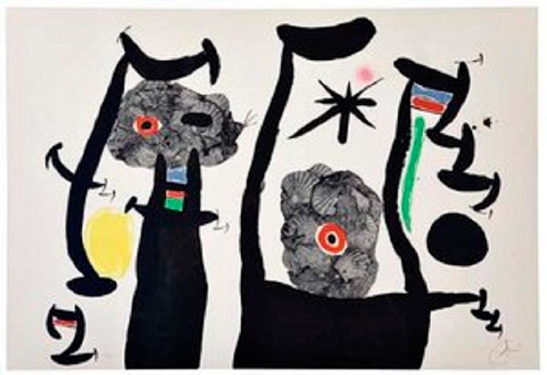 Joan Miró Abstract Print - Les Coquillages
