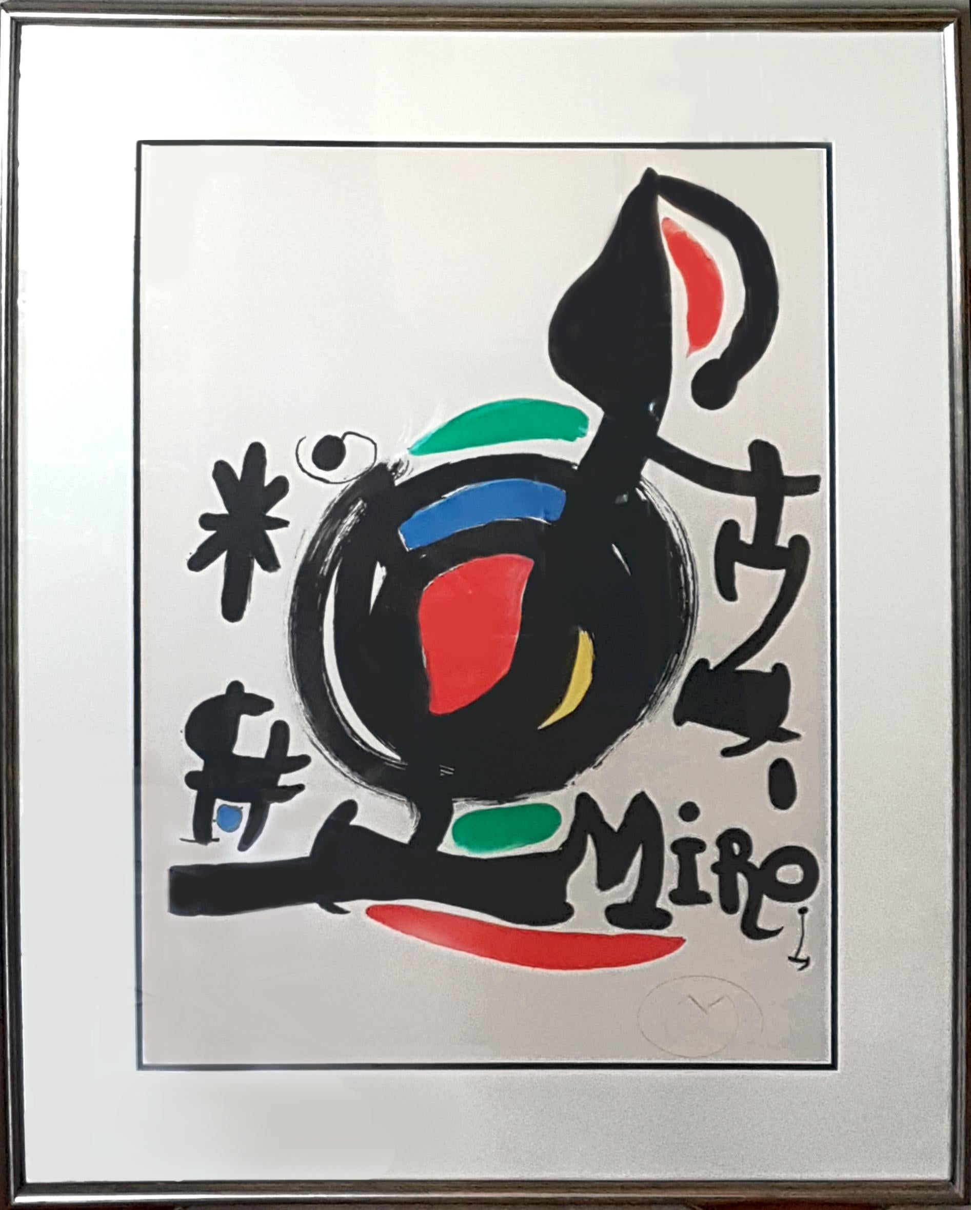 Joan Miró Abstract Print - Les Essencies de la Terra Exhibition (M. 625)