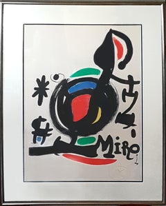 Les Essencies de la Terra Exhibition (M. 625), Abstract Lithograph by Joan Miro