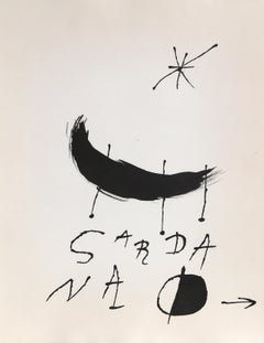 Les Essencies de la Terra, Modern Abstract Lithograph by Joan Miró 1968