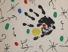 Les Essencies de la Terra, Modern Lithograph by Joan Miró 1968