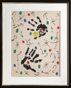 Les Essencies de la Terra, Modern Lithograph by Joan Miró 1968
