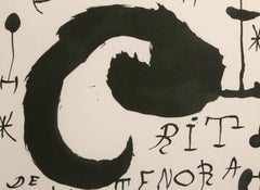 Les Essencies de la Terra, Abstract Modern Lithograph by Joan Miró 1968