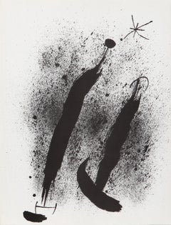 Les Essencies de la Terra, Abstract Modern Lithograph by Joan Miró 1968