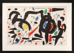 Les Essencies de la Terra, Abstract Modern Lithograph by Joan Miró 1968