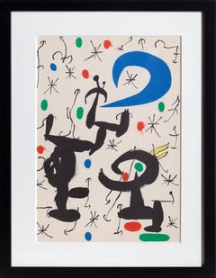 Les Essencies de la Terra I, Modern Abstract Lithograph by Joan Miró 1968
